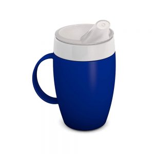 Image of the blue version of the Ornamin Thermo Safe Mug