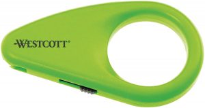 Westcott Mini Ceramic Safety Blade Box Opener - Green