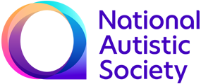 Image shows a rainbow-coloured, spectrum in a circle with the text National Autistic Society