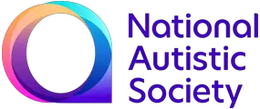 Image shows a rainbow-coloured, spectrum in a circle with the text National Autistic Society